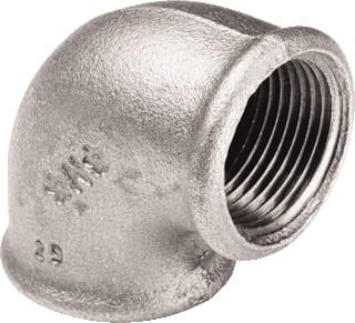 Nefit Industrial - Gegalvaniseerd 90 Fitting met 2 aansluitingen Neft Knie 1 Geg