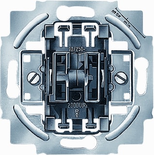 ABB Busch-Jaeger - Basiselement schakelen Drukcontact Impgev 2X 2020Us-205-101