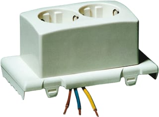 Attema - BK1619 Deksel voor opbouwdoos wand/plafond Deksel + 2V Wcd
