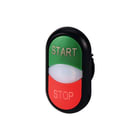 Eaton - RMQ M22 Drukknop frontelement Signdrknp M22Sddl-Grgb1/Gb0