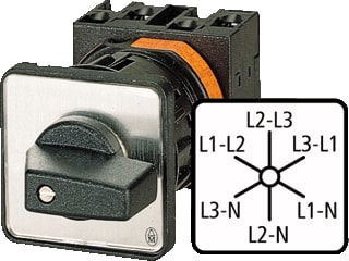 Eaton - Voltmeterschakelaar Voltmschak T0-3-15924/E 3P