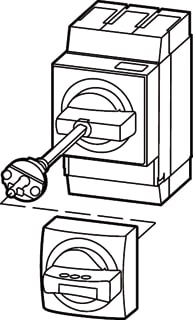 Eaton - NZM 1 Bedieningsknop v vermogensschak. Nzm1-Xhb