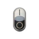 Eaton - RMQ M22 Drukknop frontelement Signdrknp M22-Ddlf-Ws-X1/X0