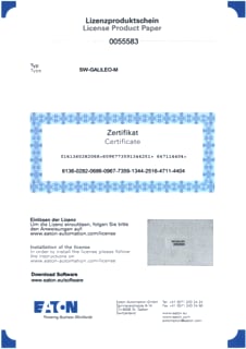 Eaton - SW Visualiseringssoftware Sw-Galileo