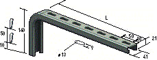 Legrand - Cablofil Console kabeldraagsysteem Cons Cc21S300 L300 316L