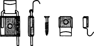 Hansgrohe - spiegelklem SPIEGELKL ZWAAR