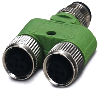 Phoenix Contact - Sensor/actor verloopconnector Conn Sac3Pm12Y2Xm12Fspe