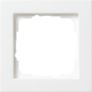 Gira - E2 Afdekraam schakelmateriaal Afdkrm 1V Zwm