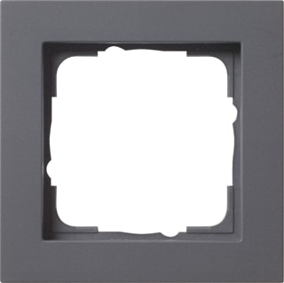 Gira - E2 Afdekraam schakelmateriaal Afdkrm 1V Anraciet