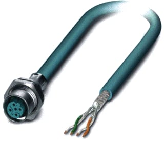 Phoenix Contact - Ronde connector, inbouw (met kabel) S/A Chassdl Saccbpm12Fsd4