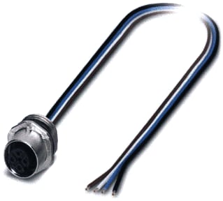 Phoenix Contact - Ronde connector, inbouw (met kabel) Sensor Chassis 1523434