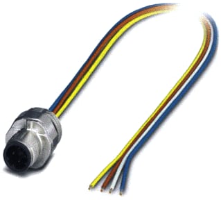 Phoenix Contact - Ronde connector, inbouw (met kabel) s/a chassdl saccecmsd4con