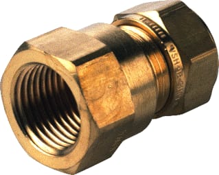 VSH - Super S1204 Fitting met 2 aansluitingen Overgkop Bnxkn ½X18