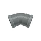 Wavin - Wafix SN4 Fitting met 2 aansluitingen Wafx Bocht 45Gr 160Mm 2Xmof