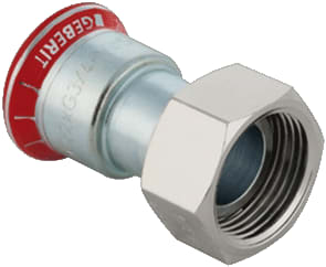 Geberit - Mapress C-staal Fitting met 2 aansluitingen Mapr C-St Vl.Kpp.22-G3/4"
