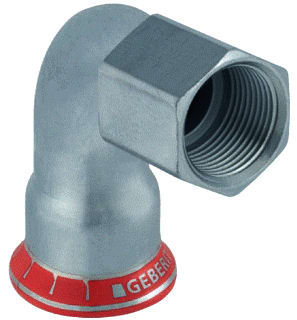 Geberit - Mapress C-staal Fitting met 2 aansluitingen Mapr Fitting 20562