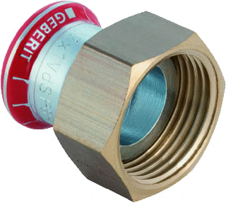 Geberit - Mapress C-staal Fitting met 2 aansluitingen Fitting 25053