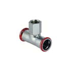 Geberit - Mapress C-staal Fitting met 3 aansluitingen Mapr C-Stl Ovrgntst Bi35¾