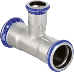 Geberit - Mapress RVS Fitting met 3 aansluitingen Mapr T Redu 54-15-54Mm