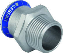 Geberit - Mapress RVS Fitting met 2 aansluitingen Fitting 31716
