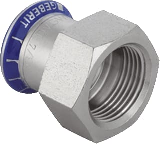 Geberit - Mapress RVS Fitting met 2 aansluitingen Mapr Schrbs Bi 42 3/2"