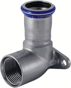 Geberit - Mapress RVS Muurplaat Mapr Mrplt L65 18 ½