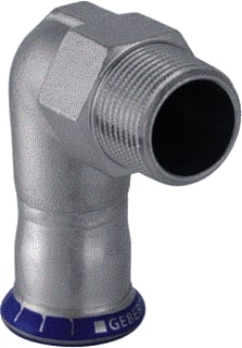 Geberit - Mapress RVS Fitting met 2 aansluitingen Fitting 33834
