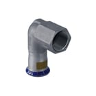 Geberit - Mapress RVS Gas Fitting met 2 aansluitingen mapr rvs gs ovgngkn ¼