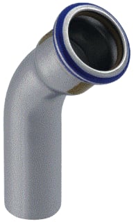 Geberit - Mapress RVS Gas Fitting met 2 aansluitingen Fitting 34198