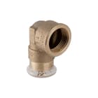 Geberit - Mapress Brons Fitting met 2 aansluitingen Mapr Overg.90Gr M/Bi 22-Rp3/4"