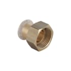 Geberit - Mapress Brons Fitting met 2 aansluitingen Mapr Vl Kopp. 22-G1