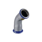 Geberit - Mapress RVS Gas Fitting met 2 aansluitingen Fitting 34449