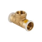 Geberit - Mapress Koper Gas Fitting met 3 aansluitingen Mapr T-Stuk M/Bi 22-Rp1/2"-22