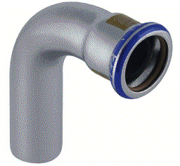Geberit - Mapress RVS Gas Fitting met 2 aansluitingen Fitting 34446