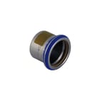 Geberit - Mapress RVS Gas Fitting met 1 aansluiting Mapr Rvs Gs Eindkp 35Mm