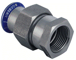 Geberit - Mapress RVS Fitting met 2 aansluitingen Fitting 35354