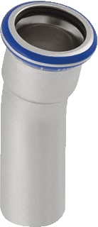 Geberit - Mapress RVS Fitting met 2 aansluitingen Mapr Bcht 15Gr 76,1Mm