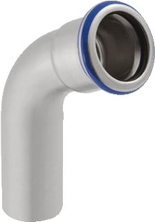 Geberit - Mapress RVS Fitting met 2 aansluitingen mapr rvs bcht 60gr 42mm