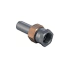 Geberit - Mapress RVS Fitting met 2 aansluitingen Mapr 3D Kopp Sp/Bi18 ½