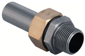Geberit - Mapress RVS Fitting met 2 aansluitingen Fitting 35407