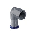 Geberit - Mapress RVS siliconevrij Fitting met 2 aansluitingen mapr rvs s-vry ovgngkn9035