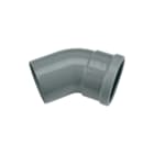 Wavin - Wafix SN4 Fitting met 2 aansluitingen Wafx Bocht 45Gr 125Mm Mof/Spie