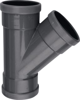 Wavin - Wafix SN8 Fitting met 3 aansluitingen Wafx T-Stuk 45Gr 110Mm 3Xmof