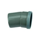 Wavin - Wafix SN8 Fitting met 2 aansluitingen Wafx Bocht 15Gr 110Mm Mof/Spie
