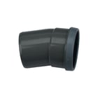 Wavin - Wafix SN4 Fitting met 2 aansluitingen Wafx Bocht 15Gr 160Mm Mof/Spie