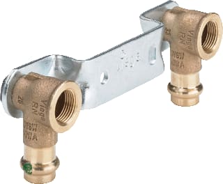 Viega - Sanpress 2222.6EX Muurplaat op beugel Prfi Montbeug 12X3/8"-120