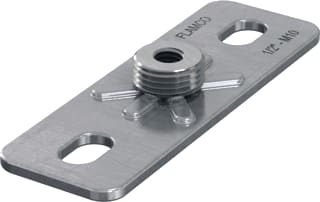 Flamco - Grondplaat voor beugelbevestiging Fast Grondplt Gp 1/2-80X30