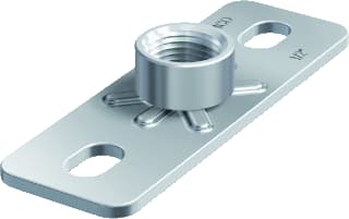 Flamco - Grondplaat voor beugelbevestiging Fast Grondplt Gp M8-80X30