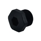 Hummel - V-NE Blindplaat wartel kabel-/buisinvoer Ritl M25X1,5 Blindstop Zw