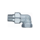 Herz - Radiatorkoppeling 1/2" haaks nikkel